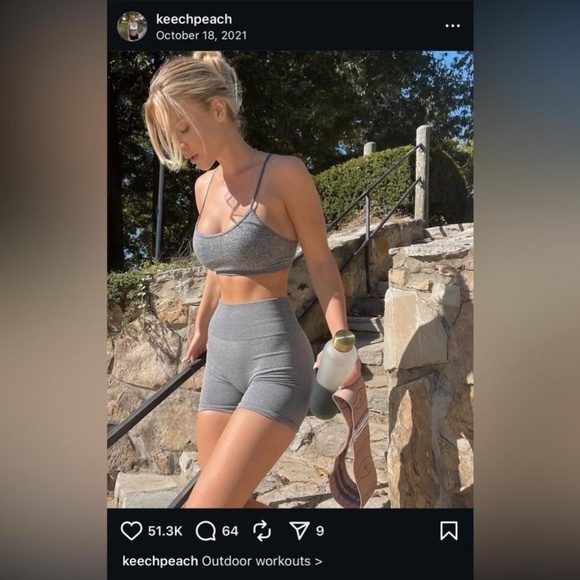 Loren Seamless Sports Bra As Seen On Daisy Keech & Bella Hadid - Picture 3 of 8